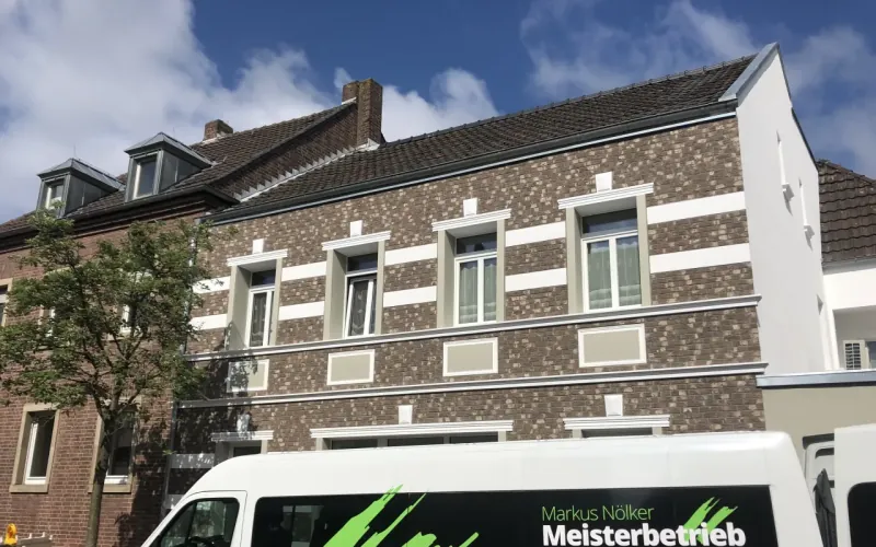 Klinkerriemchen Alt römisch - Hausfassade