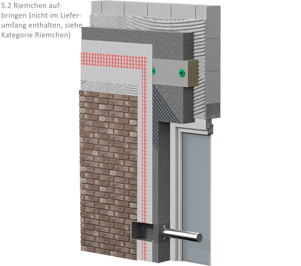 WDVS Dämmsystem für Riemchen - Styropor 80mm