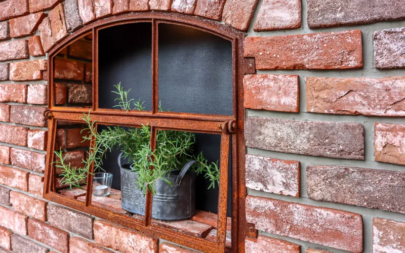 Backsteinriemchen Antik classic - Fensterumrandung