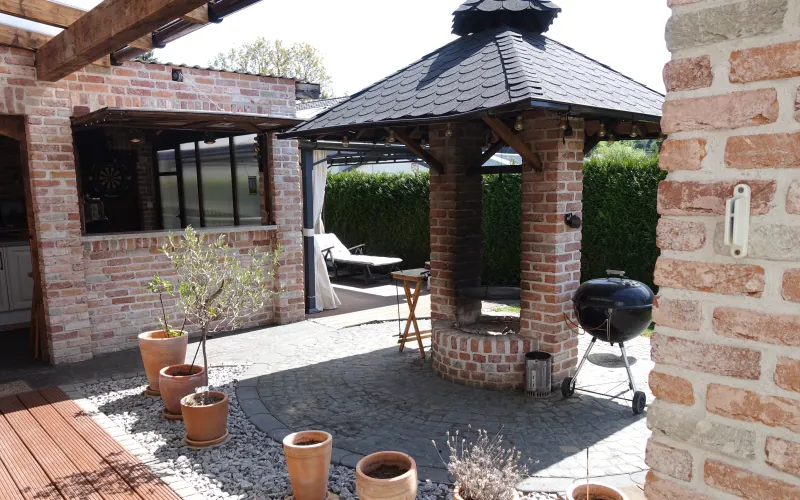 Backsteinriemchen Mediterran finca - Grill