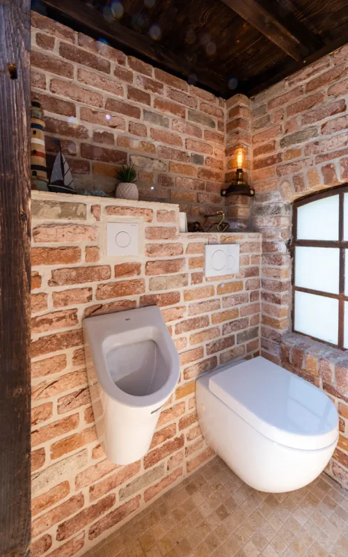 Klinkerriemchen Mediterran finca - WC Klinkerriemchen Mediterran finca - WC