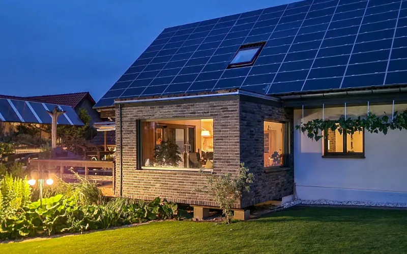 Klinkerriemchen Wolf grey - Aussenwand