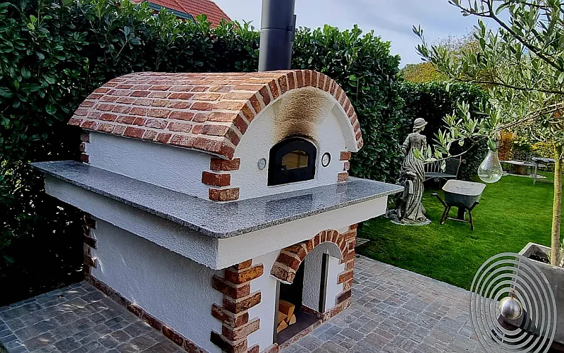 Backsteinriemchen Antik brillant - Pizzaofen