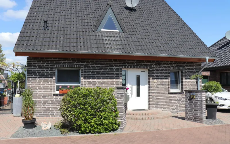 Klinkerriemchen Wolf grey - Einfamilienhaus