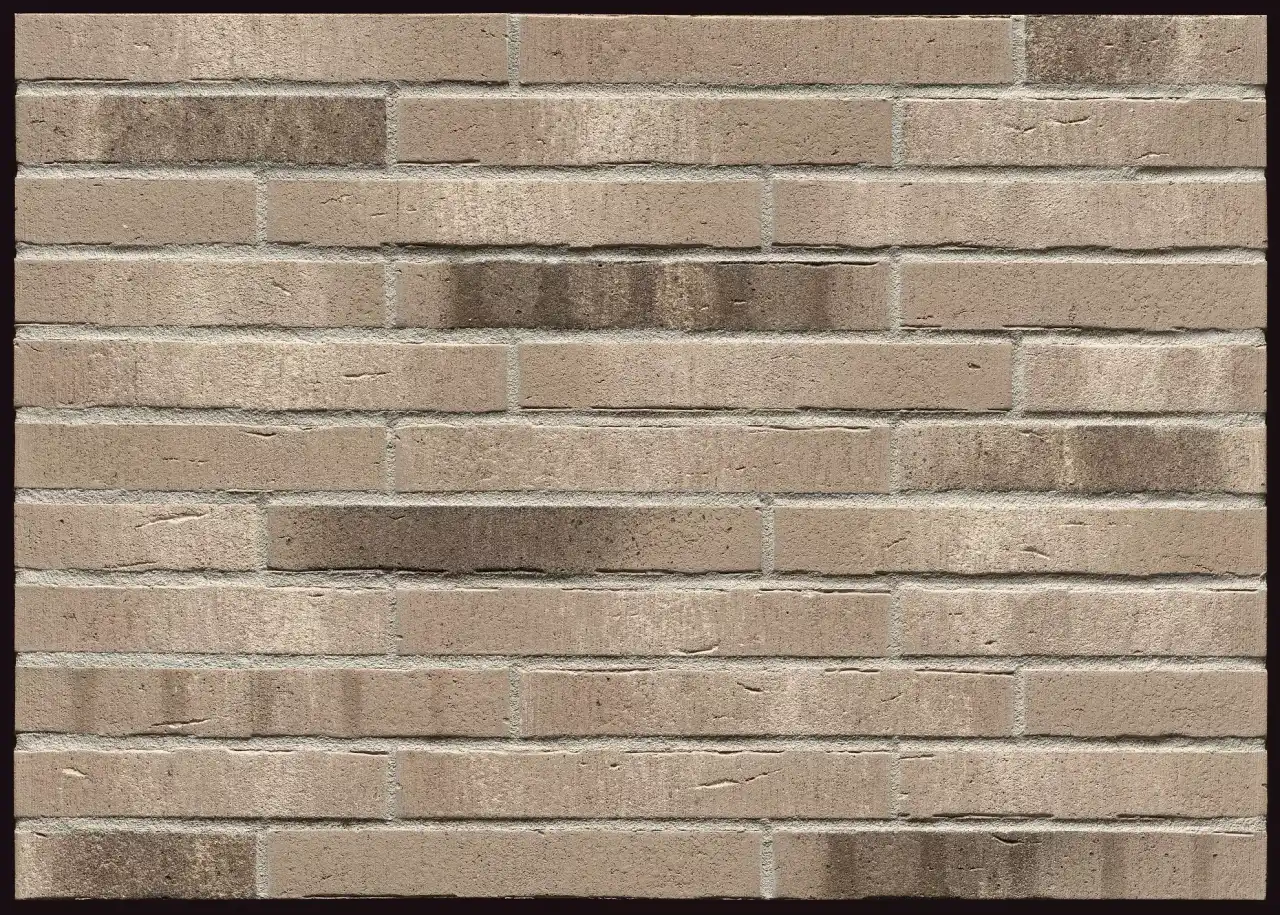 Klinkerriemchen Titan Rotado grau beige