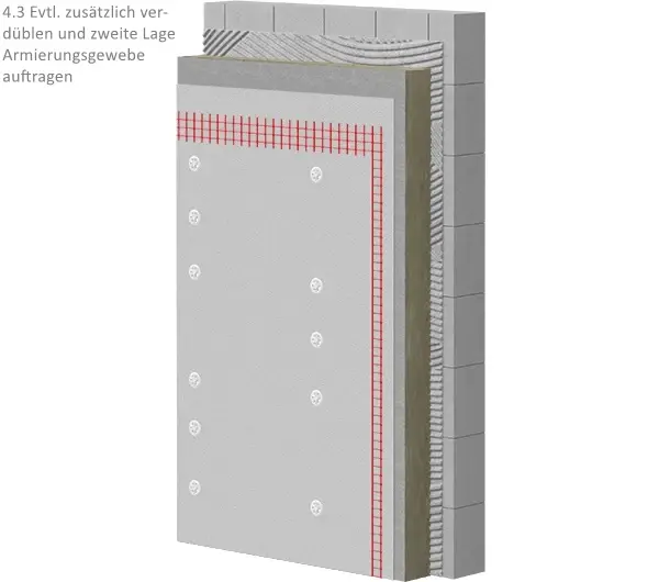 WDVS Dämmsystem für Riemchen - Mineralwolle 80mm