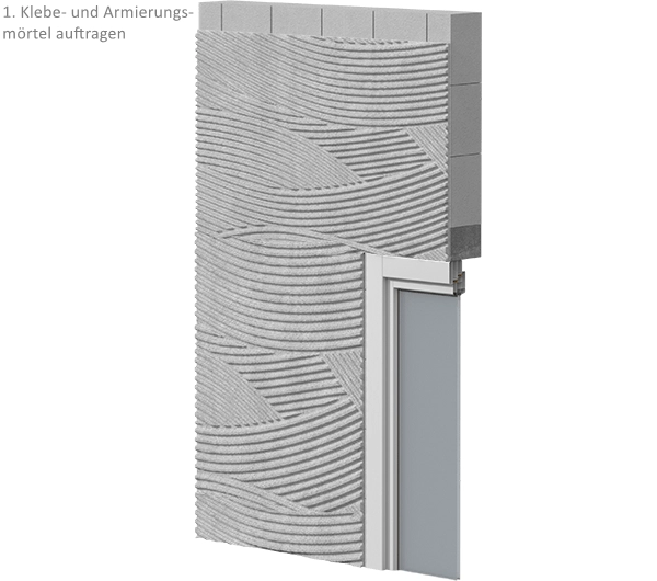 WDVS Dämmsystem für Riemchen - Styropor 80mm