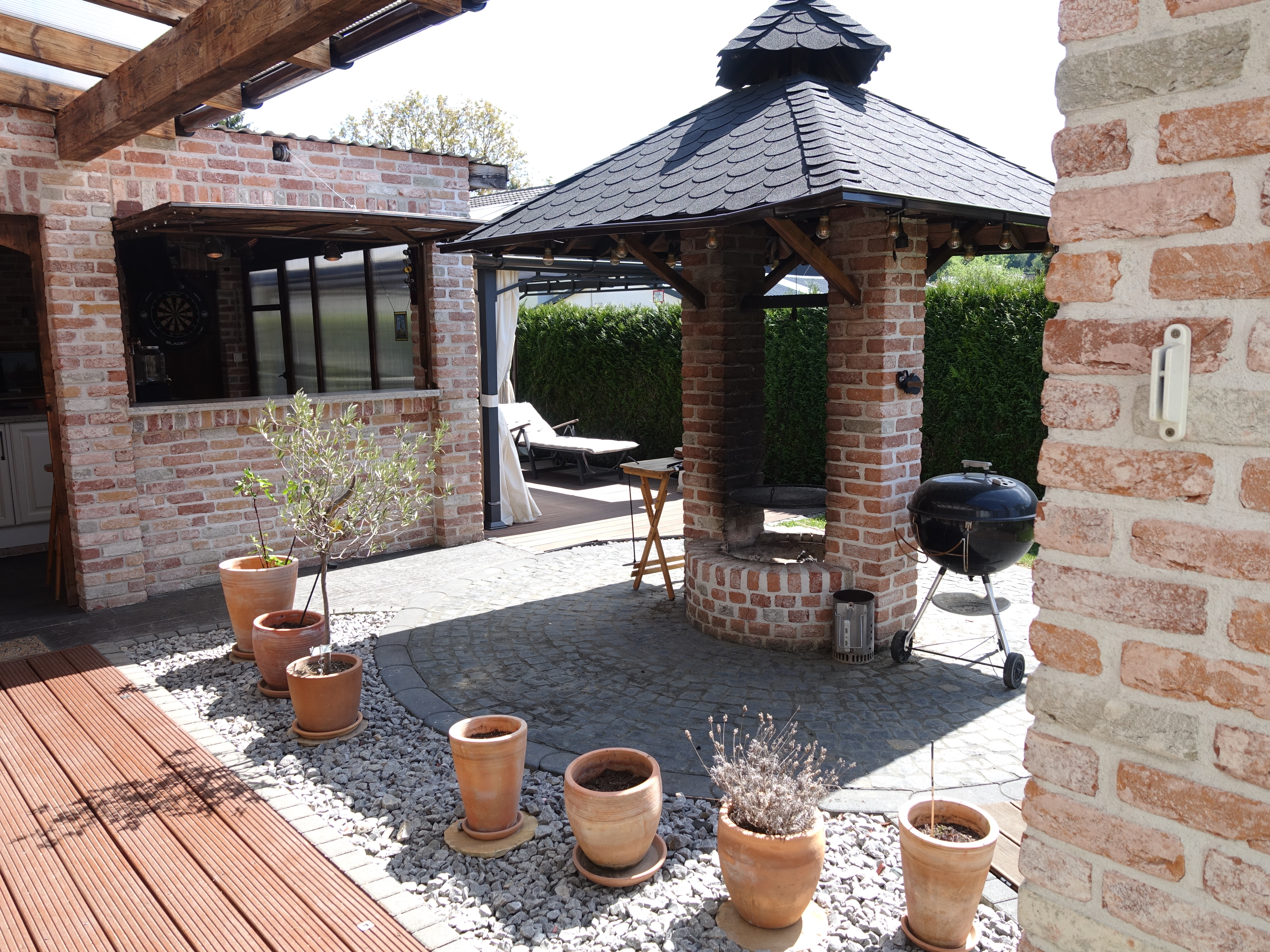 Garten & Outdoor mit Klinkerriemchen