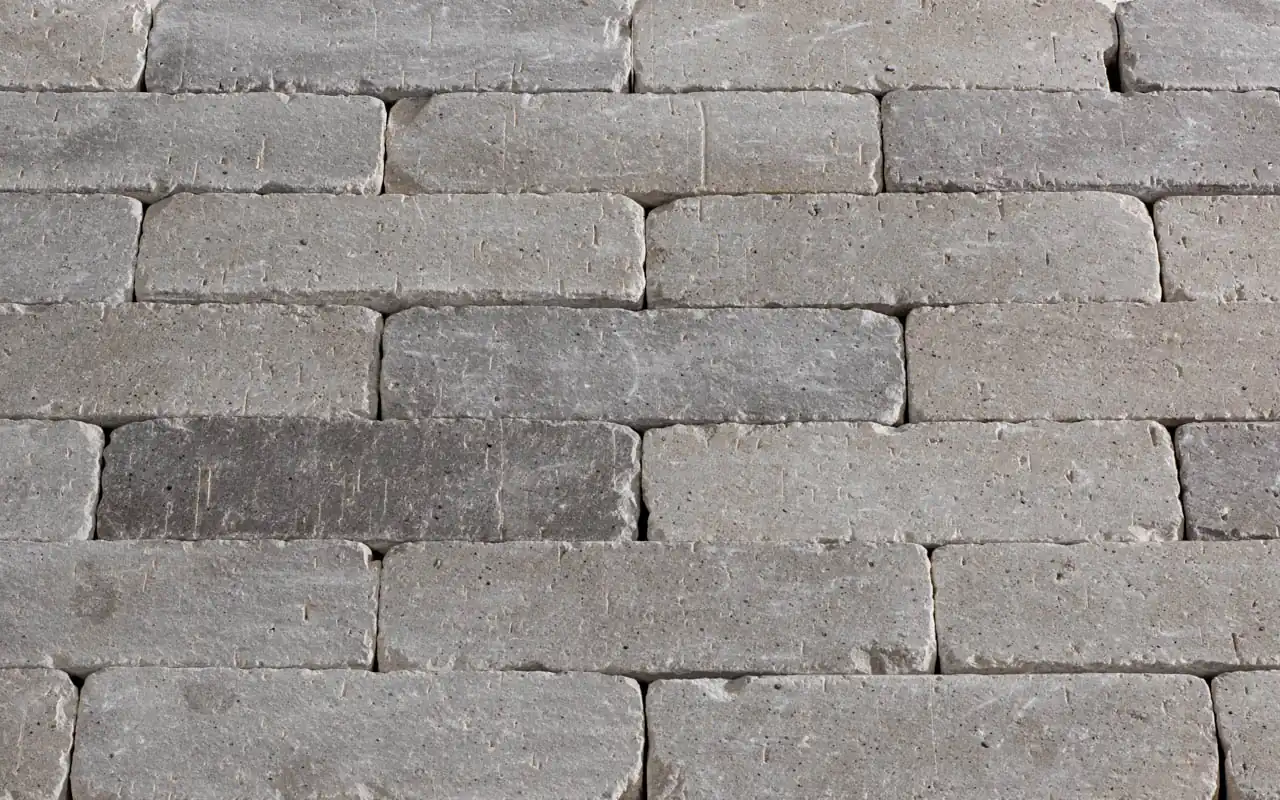 Pflasterklinker Lotis getrommelt in verschiedenen Grautönen Pflasterklinker Lotis getrommelt in verschiedenen Grautönen