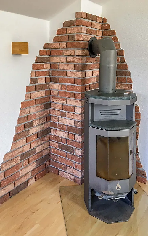 Klinkerriemchen Schloß barock - Ofenrückwand