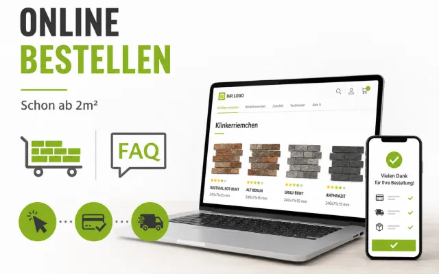 Klinkerriemchen einfach online bestellen