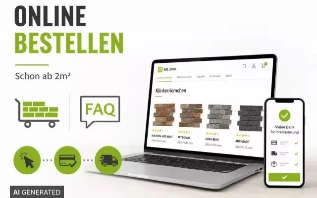 Klinkerriemchen einfach online bestellen