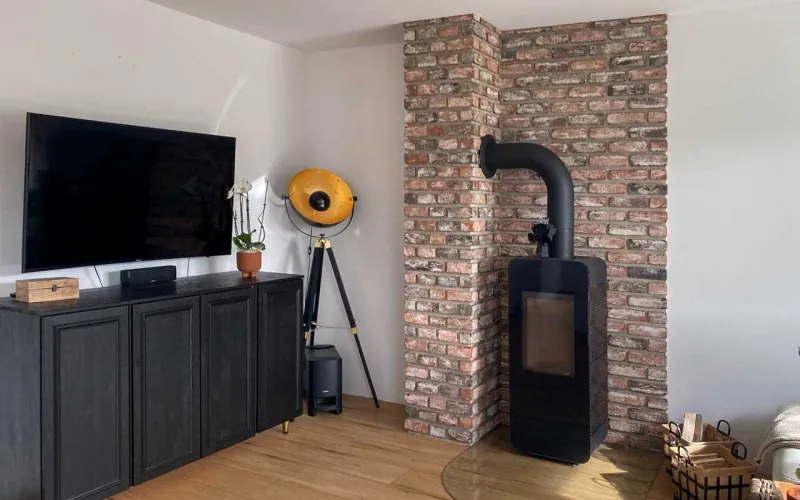 Backsteinriemchen Antik classic - Ofen / Kamin