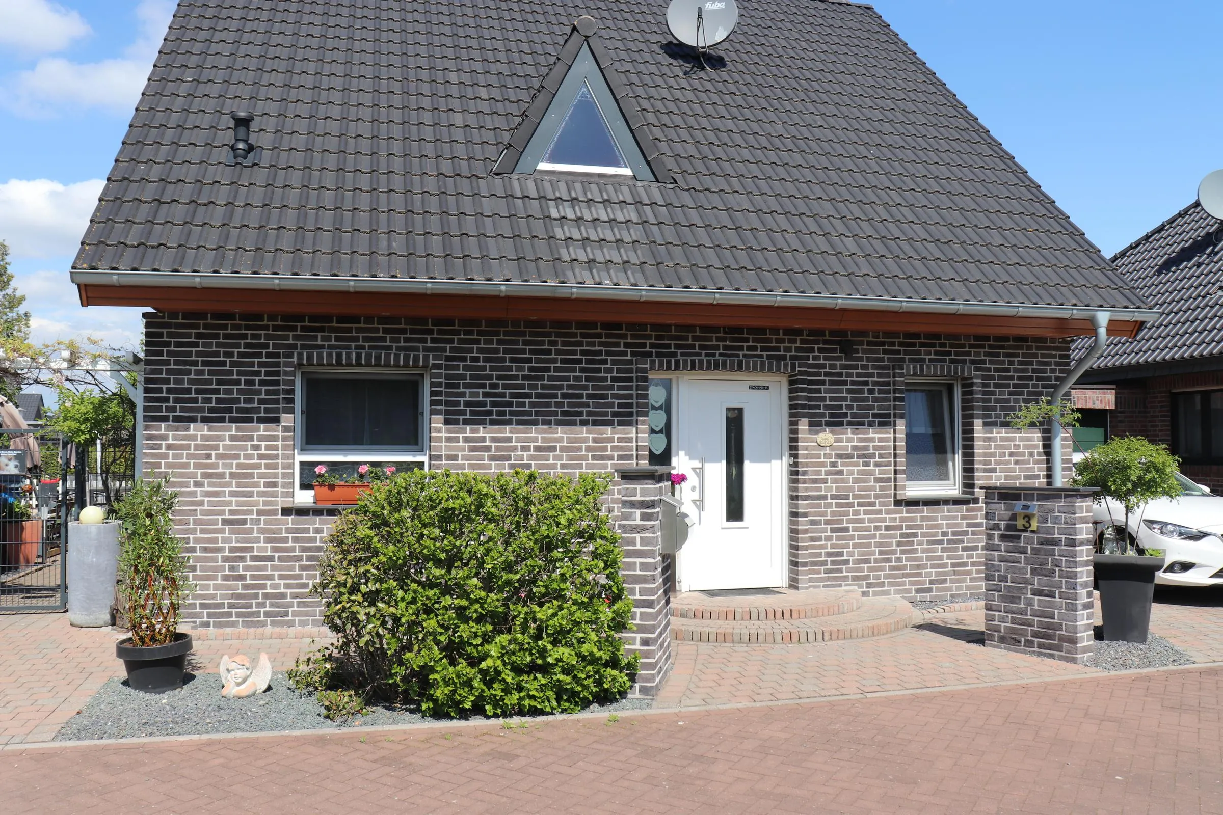 Klinker Wolf grey - schwarz grau