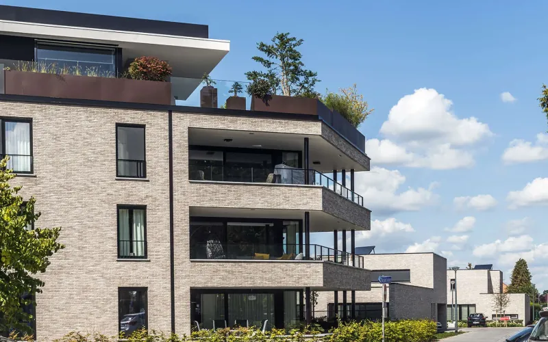 Klinkerriemchen Silver - Hausfassade