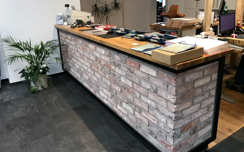 Backsteinriemchen Antik classic - Theke