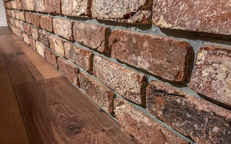 Backsteinriemchen Antik edel - Detail