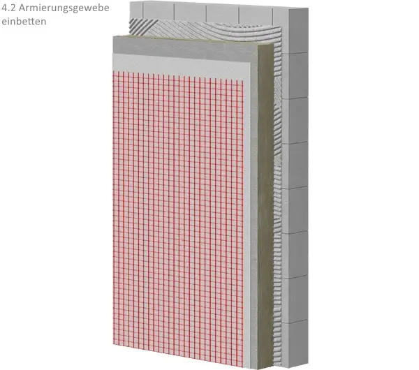 WDVS Dämmsystem für Riemchen - Mineralwolle 80mm