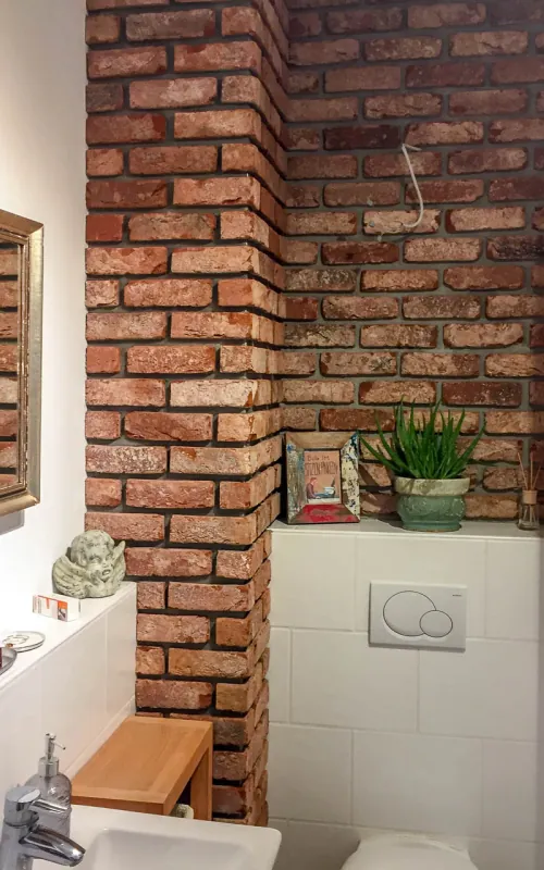 Backsteinriemchen Antik edel - Bad Backsteinriemchen Antik edel - Bad