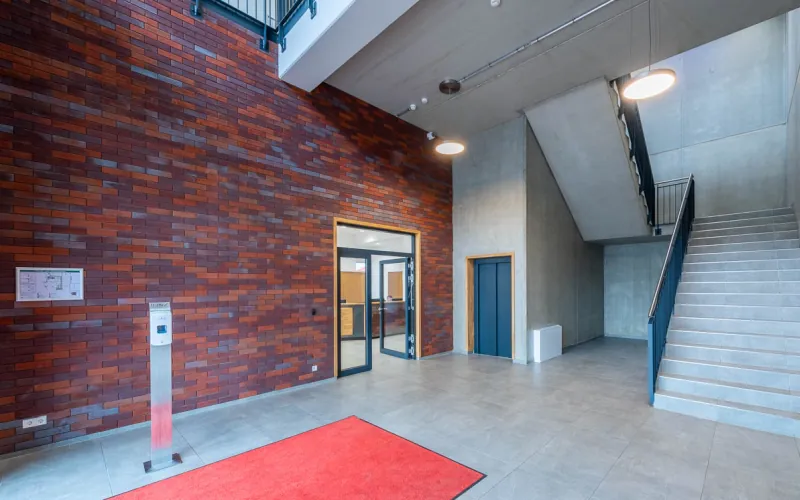 Spaltriemchen Kupfer rot/bunt - Treppenhaus