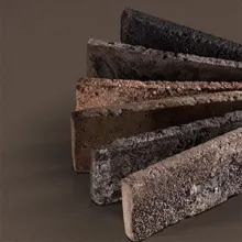 Dunkle-Anthrazit Riemchen