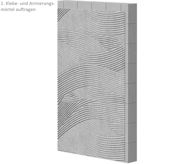 WDVS Dämmsystem für Riemchen - Mineralwolle 80mm