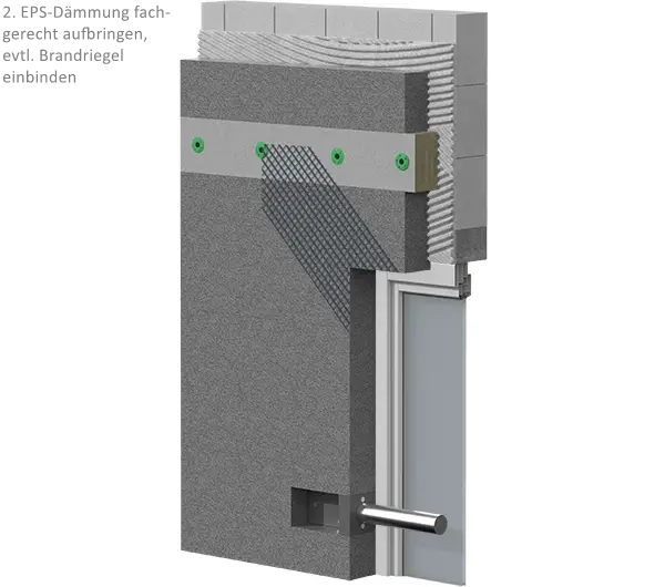 WDVS Dämmsystem für Riemchen - Styropor 80mm