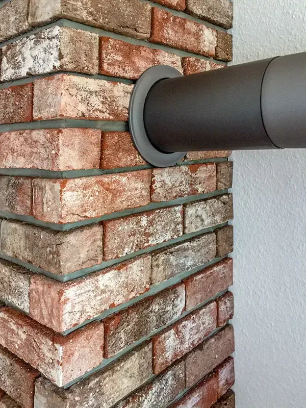 Backsteinriemchen Antik Classic Kaminverkleidung