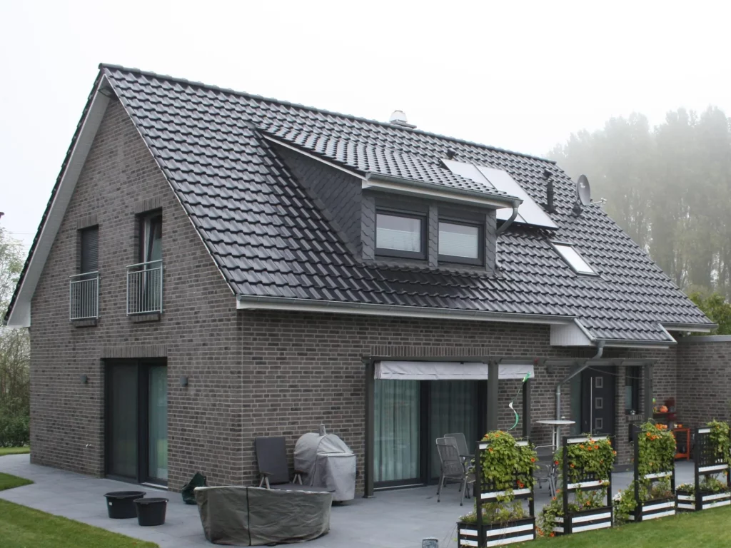 Klinkerriemchen Wolf grey - Aussenfassade